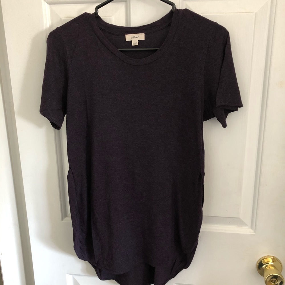 ARITZIA - WILFRED | Purple Short Sleeve Top